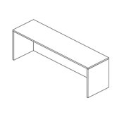 Sonoma 72" W Credenza Desk Shell