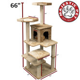 66" Casita Fur Cat Tree