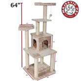 64" Casita Fur Cat Tree