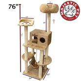 76" Casita Fur Cat Tree