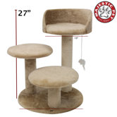 27" Casita Fur Cat Tree