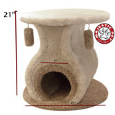 21" Kitty Cat Hacienda Cat Tree