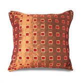 Chenille Taffeta Square Design Pillow Shell