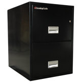 1 Hr Fireproof Key Lock 2 Drawer Letter File Safe