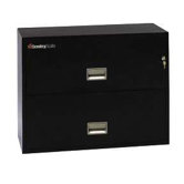 1 Hr Fireproof Key Lock 2 Drawer Letter File Safe