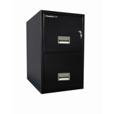 1 Hr Fireproof Key Lock 2 Drawer Letter File Safe