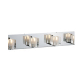 Blocs  Vanity Light in Chrome