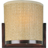 Elements Tempered Glass Wall Sconce