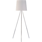 Percussion Floor Lamp in Polished Chrome