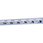 Ellipse Six Light Bath Vanity