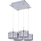 Minx 4 Light Drum Pendant