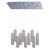 Shanell 10 Light Linear Pendant