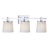 Ellipse Three Light Bath Vanity in Chrome