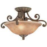 Windsor 4 Light Semi Flush Mount
