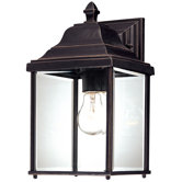 Charleston 13" H Outdoor Wall Lantern in Antique Bronze