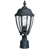 Roseville One Outdoor Post Light in Back
