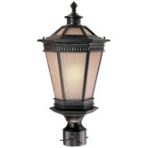 Vintage 1 Light Outdoor Post Lantern