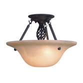 Atlantis 2 Light Semi Flush Mount