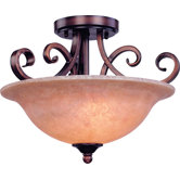 Medici 2 Light Semi Flush Mount