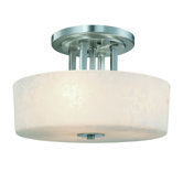 Uptown 3 Light Semi Flush Mount