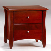Spices 2 Drawer Nightstand