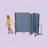 Commercial Edition Five Panel Portable Room Divider