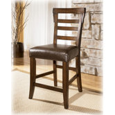Oxbow 24" Bar Stool Dark Brown