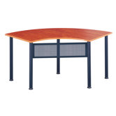 Encounter: 67" x 24" Crescent Meeting/Training Table