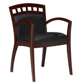 Corsica Wood Guest Chair 5 (set of Two)