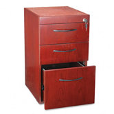 Corsica Pedestal, 15W x 18D x 27H, Sierra Cherry