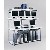 e-LAN Computer Racking Systems 72" W LAN Station