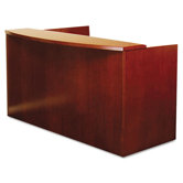 Mira Series Wood Veneer Reception Desk Shell