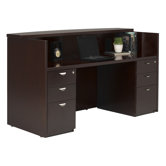 Mira Reception Station with 2 File Pedestals