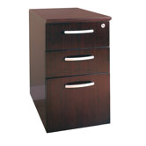 Napoli Veneer Pedestal File, 15.25" Wide