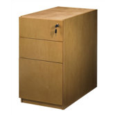 Luminary 22" Pedestal with Three Drawers