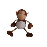 Monkey with rope Plush Dog Toy