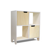 Hiya Bookcase in Birch / White