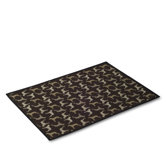 Midnight Black Dog Mat
