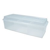 Modular Clear Book Box Storage