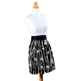 Voodoo Bones Half Apron