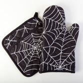 Spider Web Cotton Oven/Potholder Set