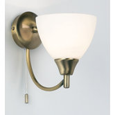 Arced Wall Light in Antique