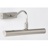 One Picture Light in Satin Chrome