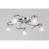 Picado Semi Flush Mount in Chrome