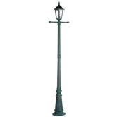 Outdoor One Light Post Lantern in Verdigris
