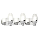 Three Light Bath Vanity in Polished Chrome