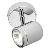One Light Spotlight in Plated Chrome