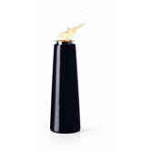 Christian Bjorn Porcelain and Aluminum Oil Lamp Lighthouse