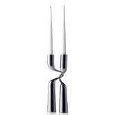 Mikaela Dorfel Stainless Steel Double Candlesticks