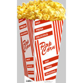 Popcorn Bag Life-Size Cardboard Stand-Up